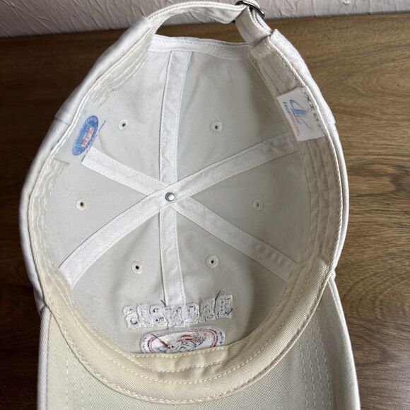 Vtg Denver Broncos Logo Athletic Strapback Hat Cream Embroidered NFL Football - Picture 10 of 12